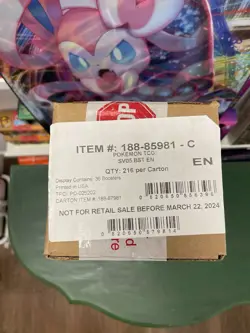 Factory Sealed Pokemon TCG Temporal Forces SV05 Booster Box (6) CASE - Image 3