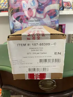 Factory Sealed Paradox Rift SV04 Booster Box (6) Case Pokemon Scarlet And Violet - Image 1