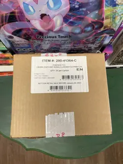 Factory Sealed Pokemon TCG: Crown Zenith Booster Bundle 20-Box Case - Image 3
