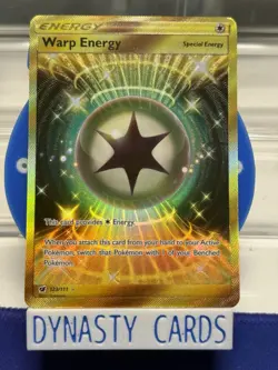 Pokemon Warp Energy Sun & Moon Crimson Invasion Secret Rare #123 - Image 1