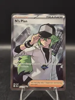 Pokemon TCG N's Plan 163/086 SV11B: Black Bolt Full Art NM - Image 1