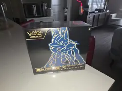 POKEMON CENTER TCG MEGA EVOLUTION SEALED ELITE TRAINER BOX ETB LUCARIO - Image 1