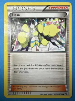 2013 BLACK & WHITE LEGENDARY TREASURES ELESA RC20/RC25 With Stars - Image 1