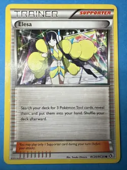 2013 BLACK & WHITE LEGENDARY TREASURES ELESA RC20/RC25 With Stars - Image 2