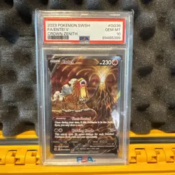 ENTEI V FULL ART 2023 POKEMON SWSH CROWN ZENITH GG36 PSA 10 GEM MINT - Image 1