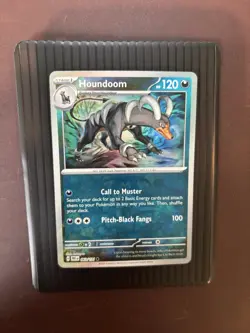 Houndoom 063/131 (Master Ball Pattern) Pokemon TCG Prismatic Evolutions Holo NM - Image 1