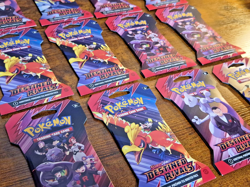Pokemon Destined Rivals Sleeved Booster Pack LOT of 12 Sealed Packs 167152_1 - Image 4