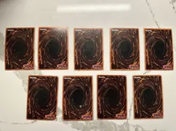 Lot of 9 Yugioh Dark Magician SDY-006 Ultra Rare Holo Ranging From NM To HP. - Image 2
