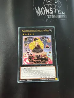 YUGIOH MADOLCHE PUDDINGCESS CHOCOLAT-A-LA-MODE ULTRA RARE DLCS-EN126 1ST EDITION - Image 1