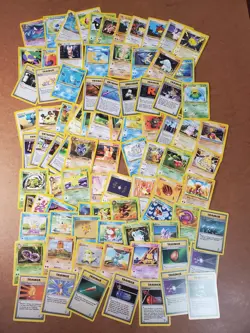 Huge Vintage 100 Card Pokemon Collection Lot Great Condition - Image 1