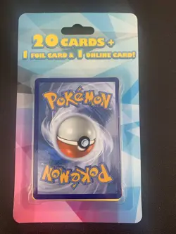 Pokemon card pack - 20 cards + 1 Foil card and online card New Free Shipping - Image 1