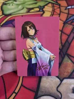 Yuna, Hope of Spira Art Card (Gold-Stamped) Art Series: Final Fantasy MTG MINT - Image 1