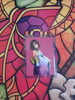 Yuna, Hope of Spira Art Card (Gold-Stamped) Art Series: Final Fantasy MTG MINT - Image 3