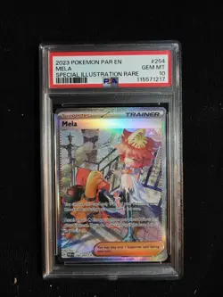 Pokemon Mela TCG Paradox Rift Special Illustration Card 254/182 PSA 10 - Image 1