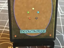 Vintage 1997 MTG Tempest Wasteland Card NM - Image 4