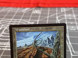 Vintage 1997 MTG Tempest Wasteland Card NM - Image 5