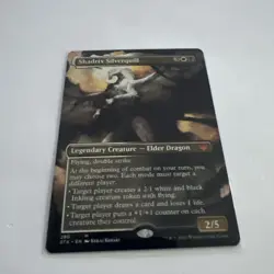 Shadrix Silverquill Borderless Card Strixhaven School of Mages Near Mint - Image 1