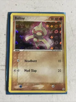 Baltoy 53/101 EX Hidden Legends Reverse Holo Nintendo 2004 Pokemon Card - Image 1