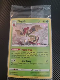 Pokemon TCG Flapple 022/192 EB Games Stamped Exclusive Promo Sealed Card - Image 1