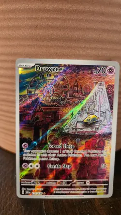 Drowzee 210/198 - Illustration Rare -Scarlet & Violet Base Set Holo Pokemon Card - Image 1