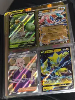 pokemon cards lot binder Holos Full Arts Trainer Jumbo W Ho Oh Binder Pikachu - Image 1
