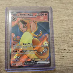 Pokemon TCG Charizard ex Full Art SV 151 English Card 183/165 Near Mint - Image 1