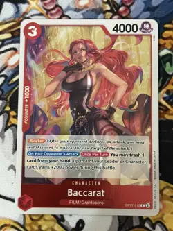 Baccarat OP07-010 R 500 Years in the Future - ONE PIECE Card Game Japanese - Image 1