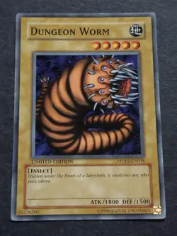 Dungeon Worm, Limited Edition Yu-Gi-Oh trading card - Image 2