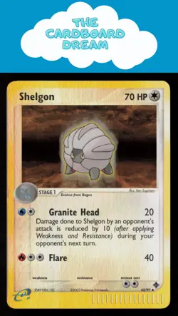 Shelgon Dragon #42/97 Reverse Holo Uncommon Pokemon Card E-Series LP-NM - Image 1