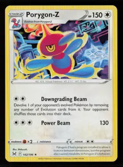 Porygon-Z SWSH11: Lost Origin #142/196 Rare Pokemon Card - Image 1