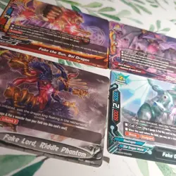 Rare Future Card Golden Buddy Champion Box World Dragon Set Buddyfight - Image 4