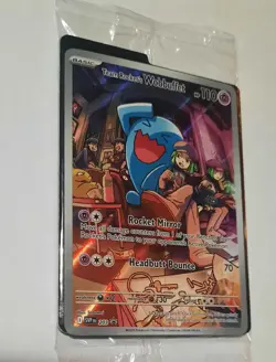 Pokemon Destined Rivals Sealed Promo Card #203 Team Rocket’s Wobbuffet - Image 2