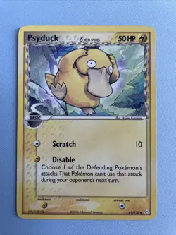 Psyduck Delta Species 81/110 Holon Phantoms Regular Pokemon TCG Card English LP - Image 1