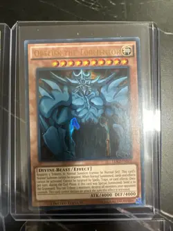 Egyptian God Cards Ra Obelisk LDK2 With Red Eyes Limited Edition Ultra Rare - Image 3