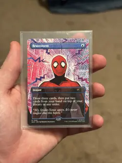 MTG Brainstorm (7019) *Non-Foil* Secret Lair: Spider-Man Bonus Card MT/NM - Image 1