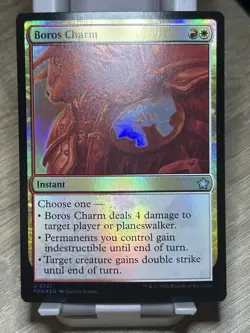 Magic The Gathering: Boros Charm (0721) FOIL Foundations NM - Image 1