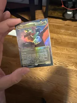 Tiamat FOIL Borderless Adventures in Forgotten Realms MTG Pack Fresh RARE - Image 1