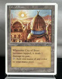 Magic The Gathering: Chronicles - City of Brass - Rare Land LP | CB1 - Image 1