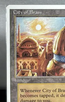 Magic The Gathering: Chronicles - City of Brass - Rare Land LP | CB1 - Image 3