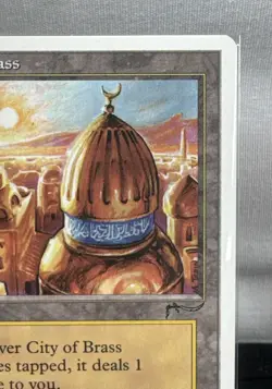 Magic The Gathering: Chronicles - City of Brass - Rare Land LP | CB1 - Image 4