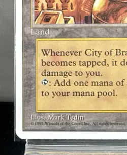Magic The Gathering: Chronicles - City of Brass - Rare Land LP | CB1 - Image 5