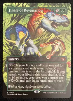 Finale of Devastation (Borderless) Commander Masters Regular NM - Image 1