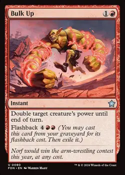 1x Bulk Up - Foil NM Eng MTG - Foundations - Image 1