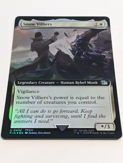 Snow Villiers Extended Art Uncommon FOIL: Final Fantasy MTG (NM) - Image 1
