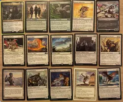 Budget Casual Commander MTG Green White King Darien XLVIII Stompy Ready To Play - Image 1