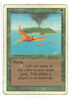 MTG Revised Edition - 1x Birds of Paradise - HP - Image 1