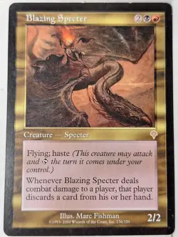 Blazing Specter - Invasion - Magic the Gathering MTG Nice! - Image 1