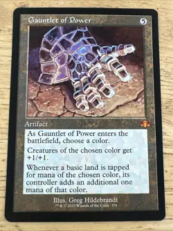 Gauntlet of Power (Retro Frame) Dominaria Remastered Regular - Image 1