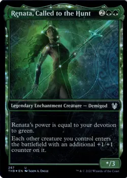 Renata Called To The Hunt NM/M* FOIL SHOWCASE Theros Beyond Death 267-UnltdCards - Image 1