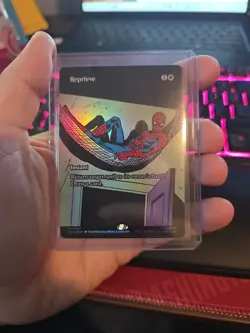 Reprieve (Borderless) Marvel Spider-Man Magic The Gathering Foil Full Art - Image 1